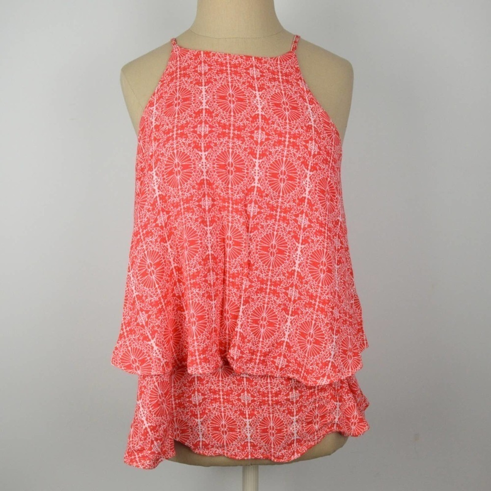 Emmelee Francesca’s Collections Ruffle Tank Top S